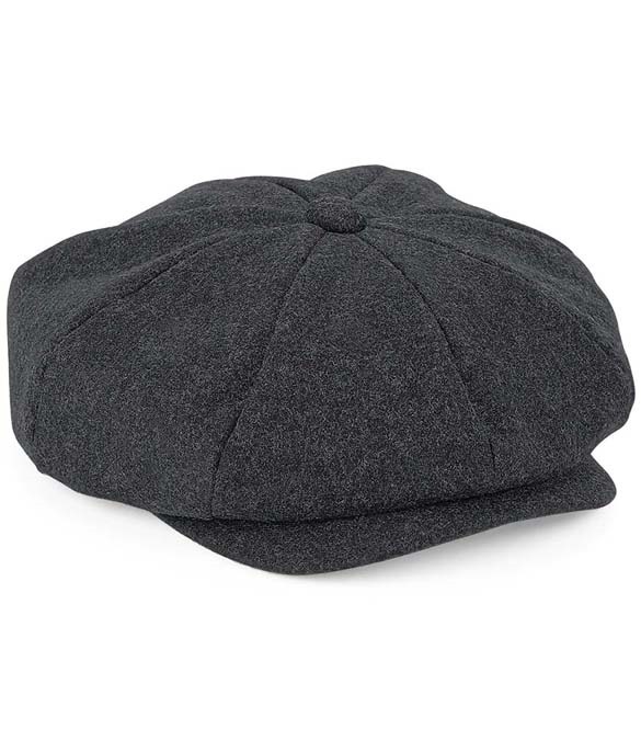 Beechfield Melton Wool Baker Boy Cap